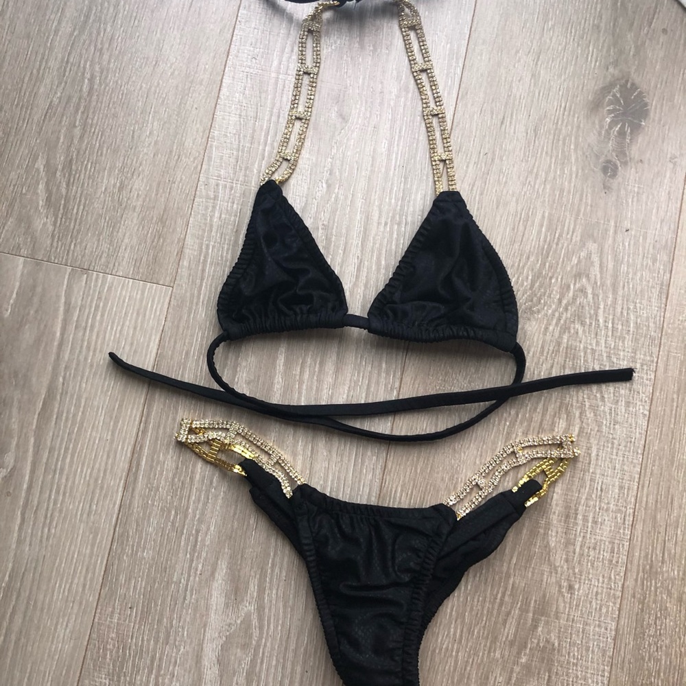NPC custom made bikini w rhinestones